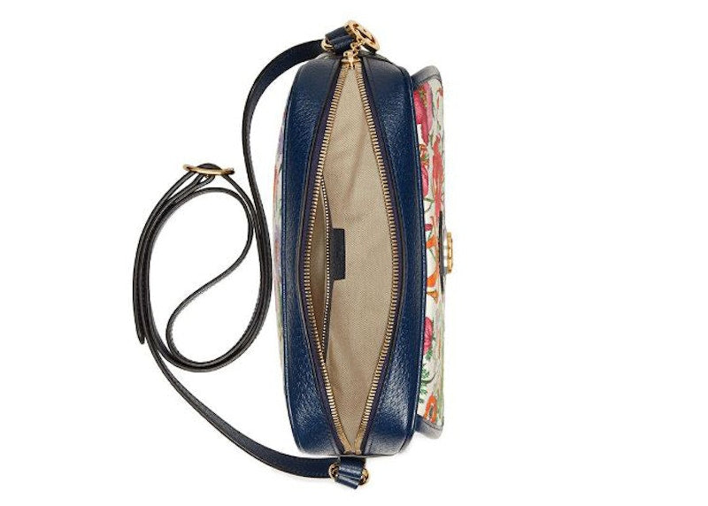 Gucci Flora Crossbody Small Navy Multicolor