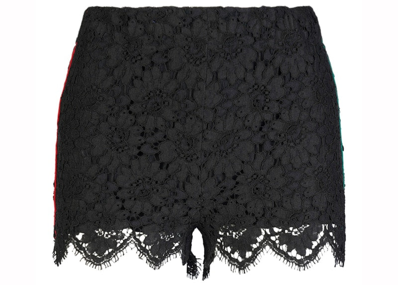 Gucci Flower Leaf Shorts Black