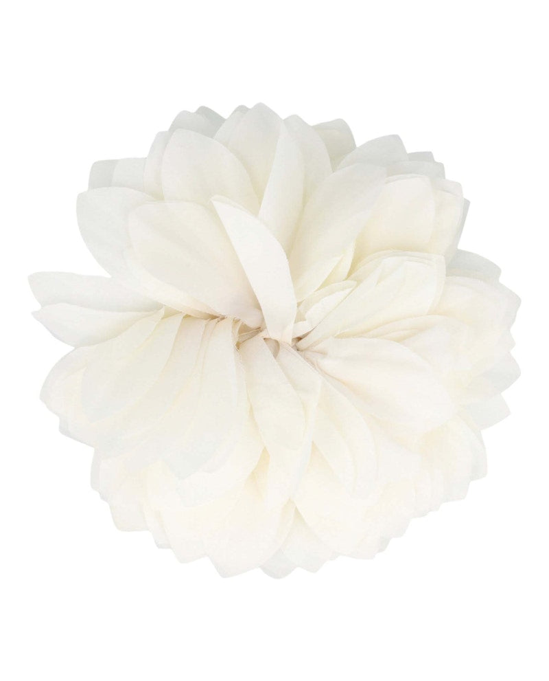 Gucci Flower Silk Brooch White