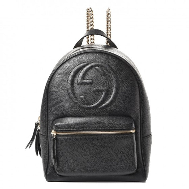 Gucci Soho Chain Backpack Black