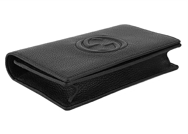 Gucci Soho Chain Wallet Bag Black