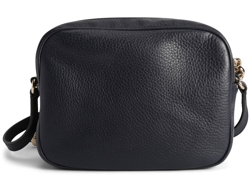 Gucci Soho Disco Leather Small Navy Blue