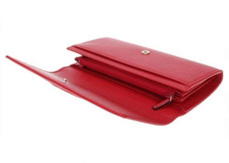 Gucci Soho Interlocking GG Logo Clutch Red