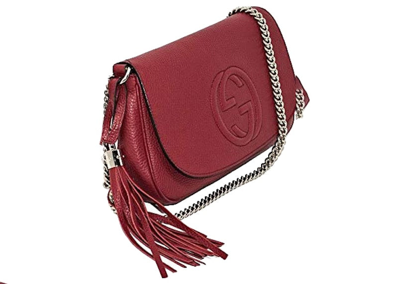 Gucci Soho Red Crossbody Bag Crossbody Bag Red