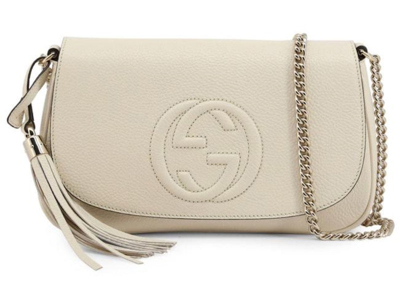Gucci Soho Tassel Crossbody White