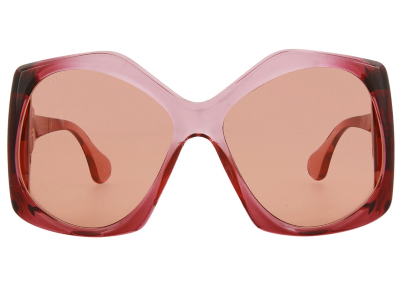 Gucci Sqaure-Frame Injection Sunglasses Burgundy/Orange (GG0875S-30010259-003-60488)