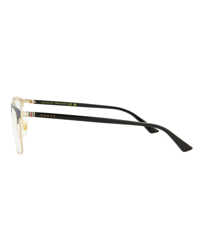 Gucci Square Eyeglasses Black/Black/Transparent (GG0130OZ-30014371-001)