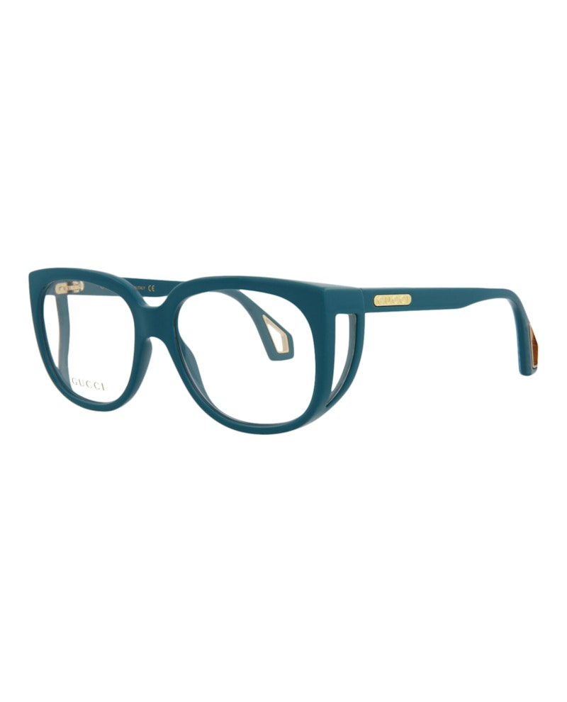 Gucci Square Eyeglasses Blue/Blue/Transparent (GG0470O-30006525-003)