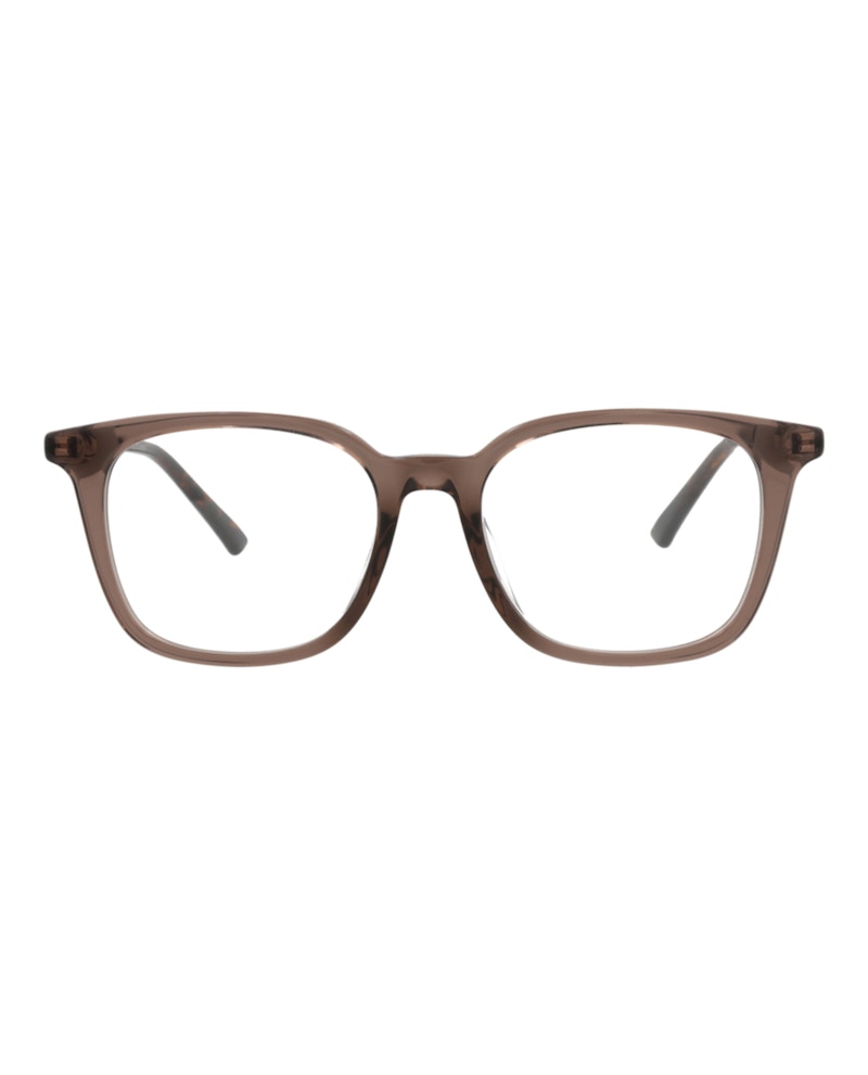 Gucci Square Eyeglasses Brown/Ruthenium/Transparent (GG0831OA-30009524-003)