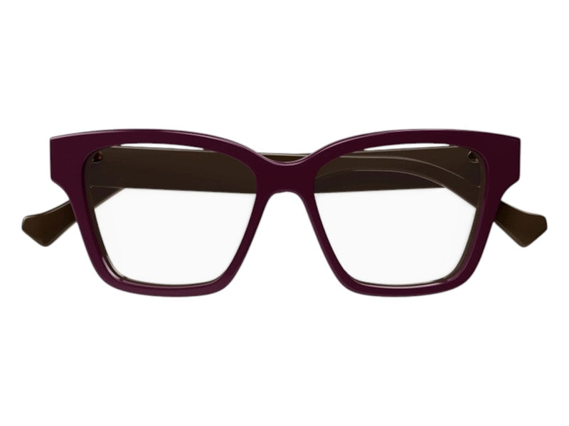 Gucci Square Eyeglasses Burgundy (GG1302O 005)