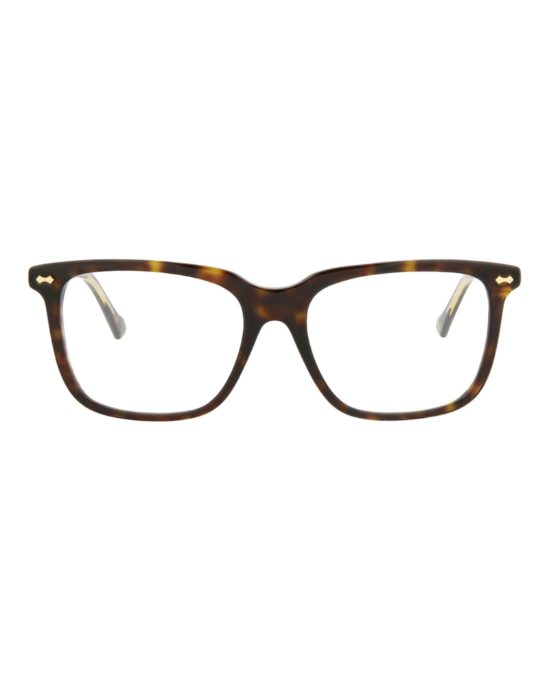 Gucci Square Eyeglasses Havana/Havana/Transparent (GG0737O-30008902-012)