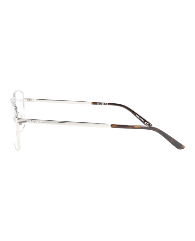 Gucci Square Eyeglasses Silver/Silver/Transparent (GG0943O-30010560-004)