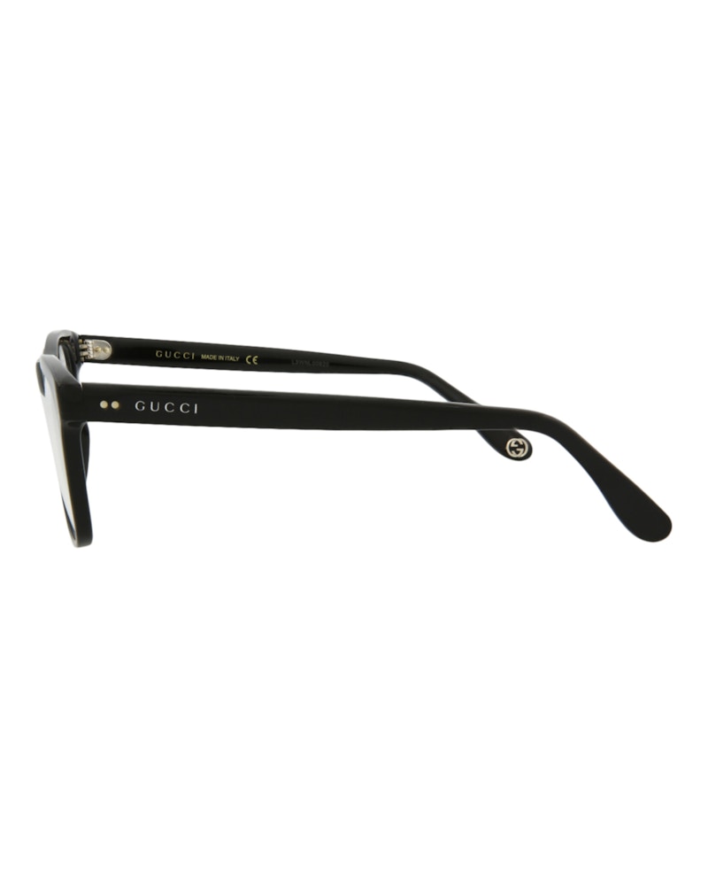 Gucci Square-Frame Acetate Optical Frames Black Black Transparent (GG0476O-30006448-006)