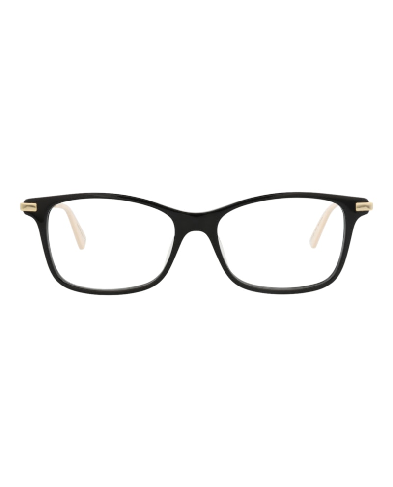 Gucci Square-Frame Acetate Optical Frames Black Gold Transparent (GG0513OA-30007793-007)