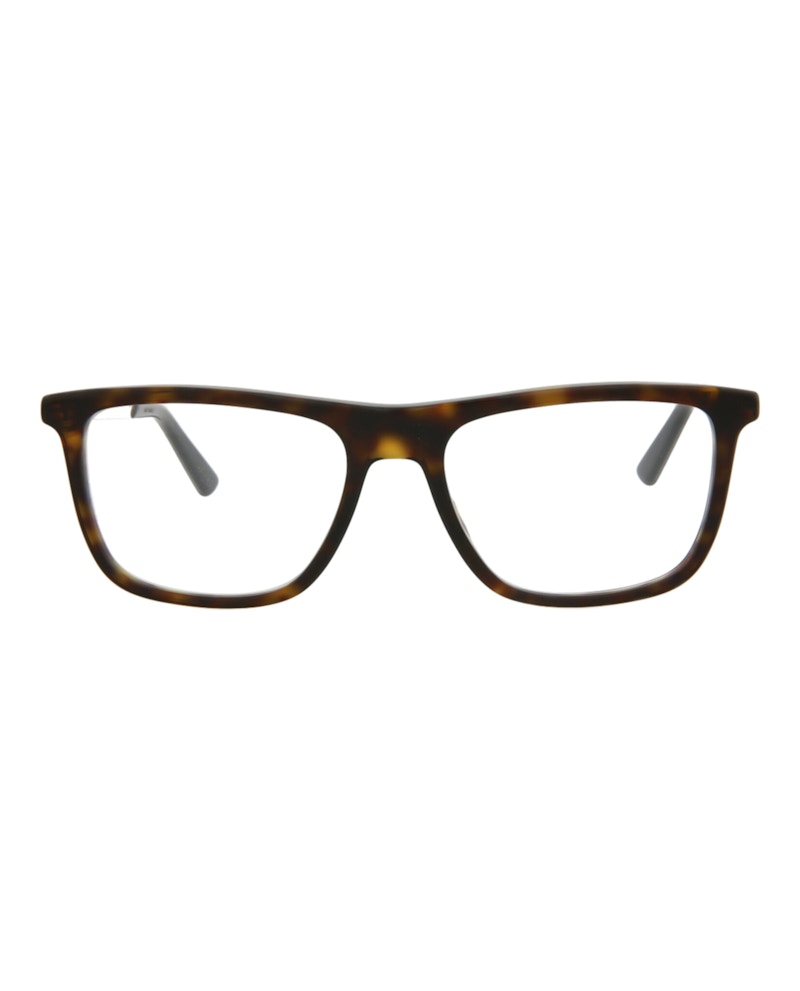 Gucci Square-Frame Acetate Optical Frames Havana Gold Transparent (GG0691O-30008599-002)