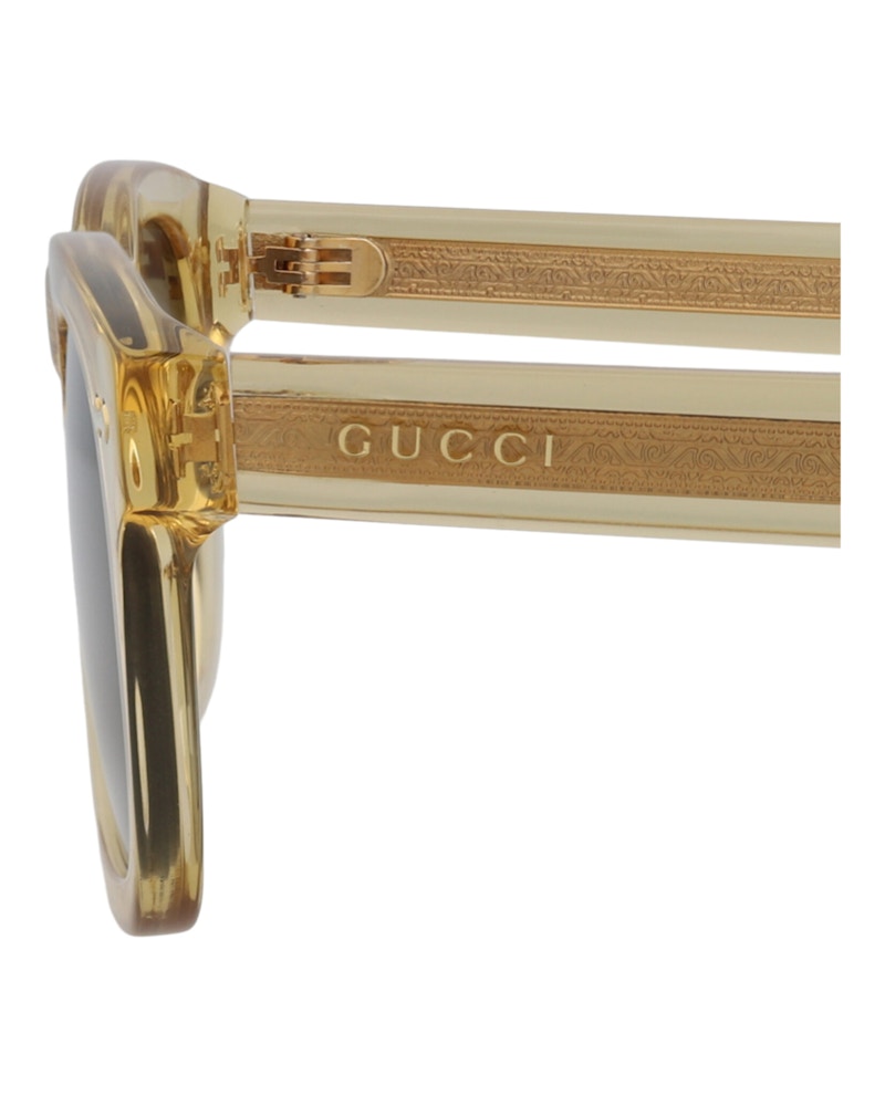 Gucci Square-Frame Acetate Sunglasses Brown Brown Grey (GG0182S-30001748-006)
