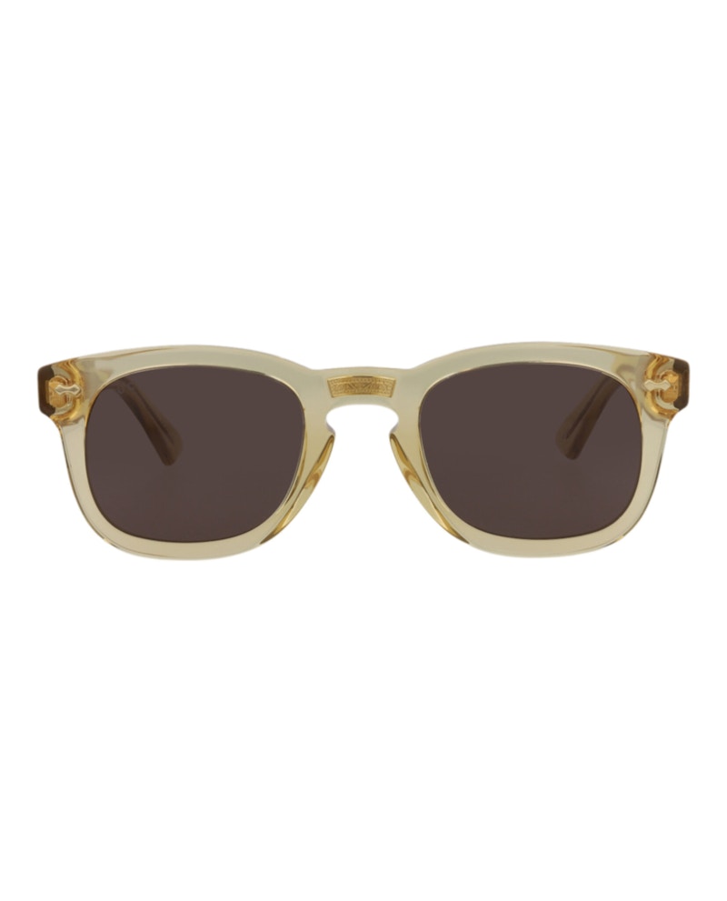 Gucci Square-Frame Acetate Sunglasses Brown Brown Grey (GG0182S-30001748-006)