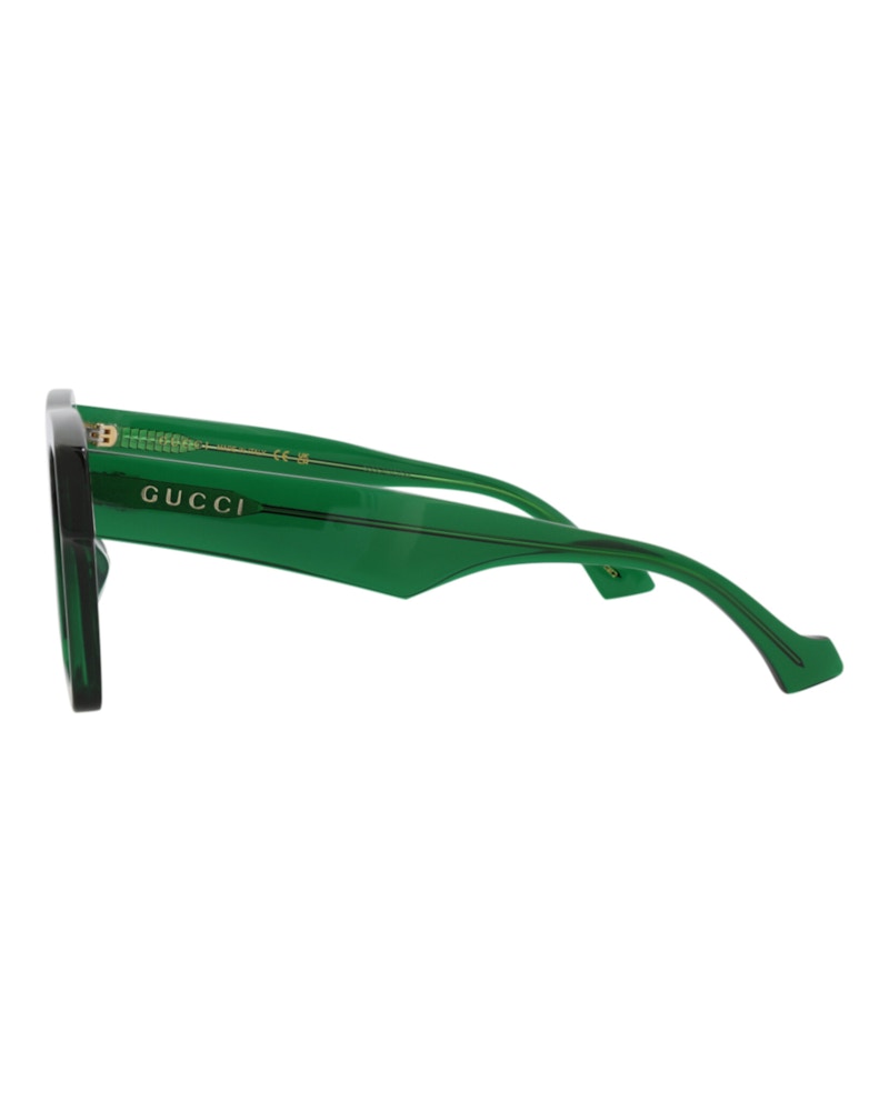 Gucci Square-Frame Acetate Sunglasses Green/Green/Grey (GG0962S-30011191-010)
