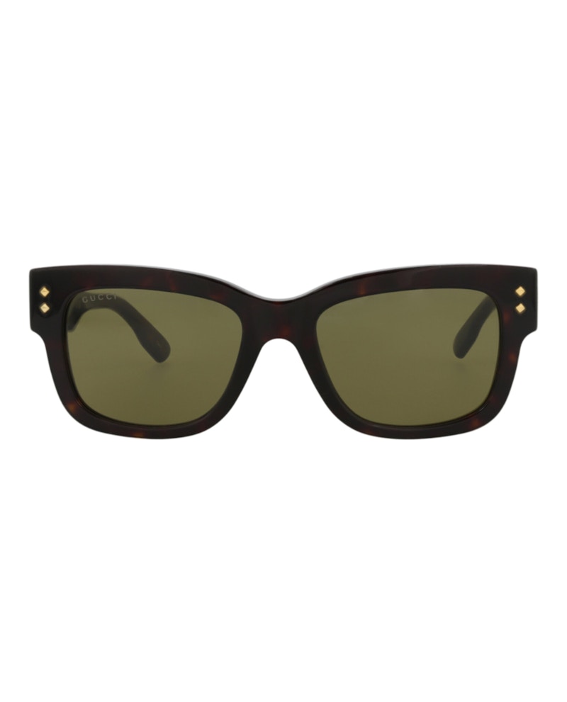 Gucci Square-Frame Acetate Sunglasses Havana/Havana/Green (GG1217S-30013478-002)