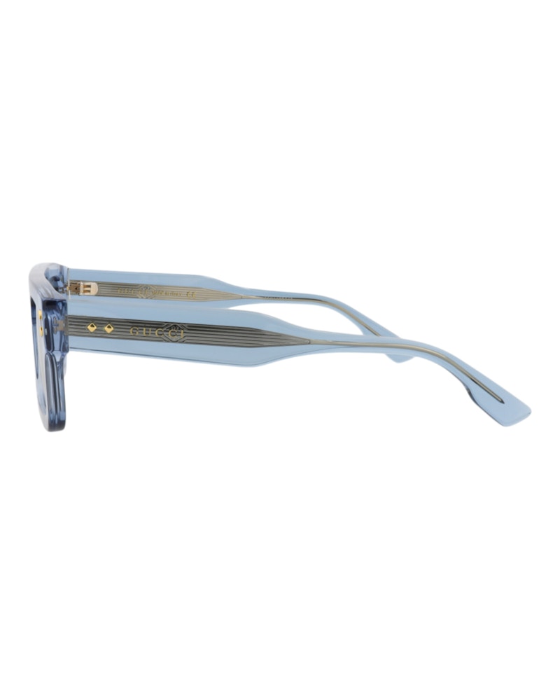 Gucci Square-Frame Acetate Sunglasses Light Blue Light Blue Grey (GG1085S-30013035-004)