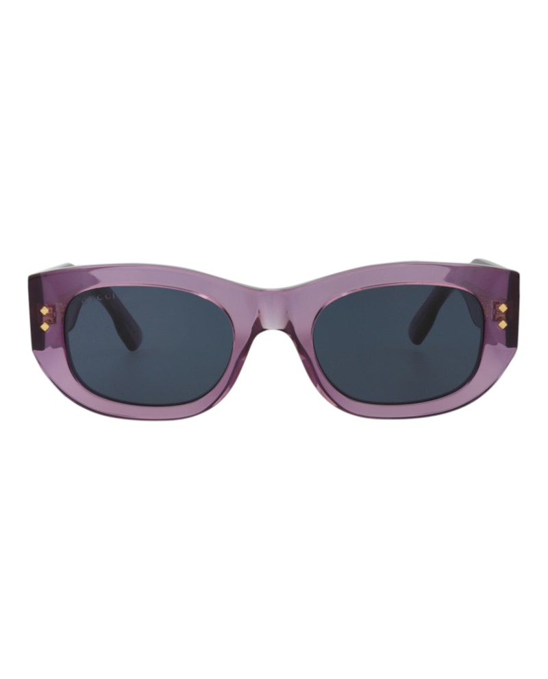 Gucci Square-Frame Acetate Sunglasses Violet/Violet/Blue (GG1215S-30013473-003)