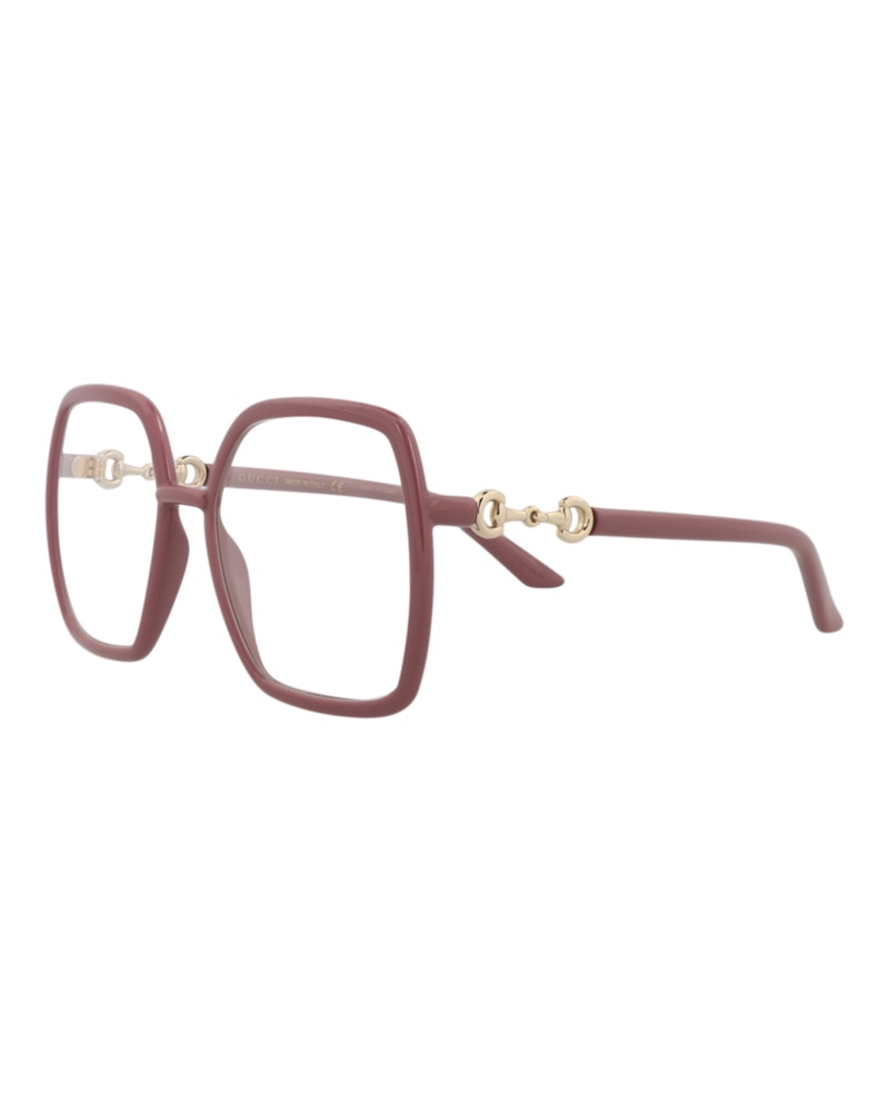 Gucci Square-Frame Injection Optical Frames Pink Pink Transparent (GG0890O-30010364-003)