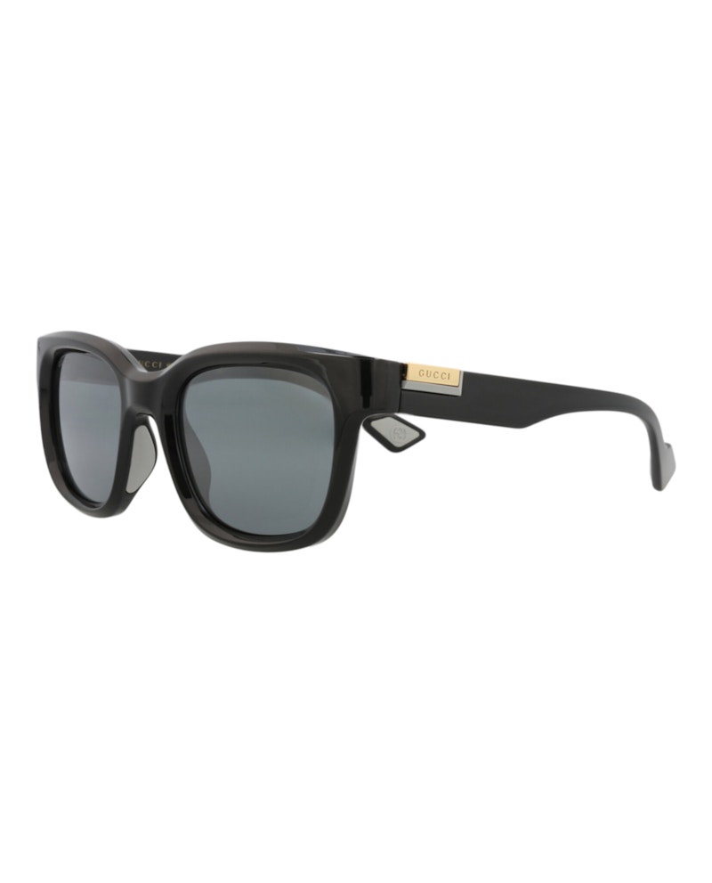 Gucci Square-Frame Injection Sunglasses Black Black Grey (GG1621SA-30015105-001)