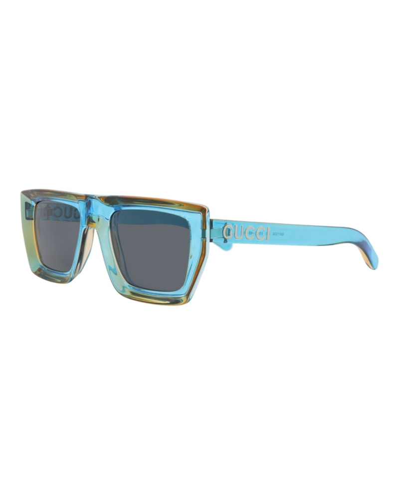 Gucci Square-Frame Injection Sunglasses Blue Blue Blue (GG1723S-30015511-003)