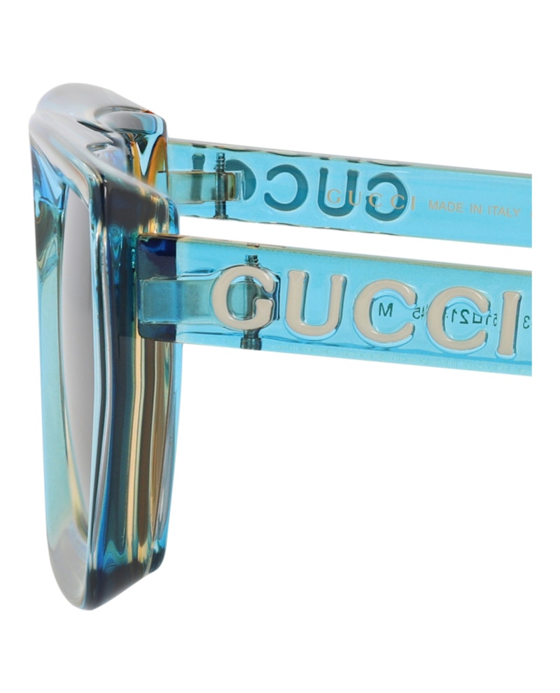 Gucci Square-Frame Injection Sunglasses Blue Blue Blue (GG1723S-30015511-003)