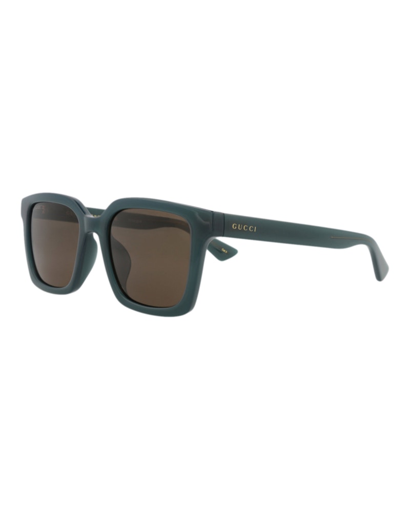 Gucci Square-Frame Injection Sunglasses Blue Blue Brown (GG1582SK-30014855-003)