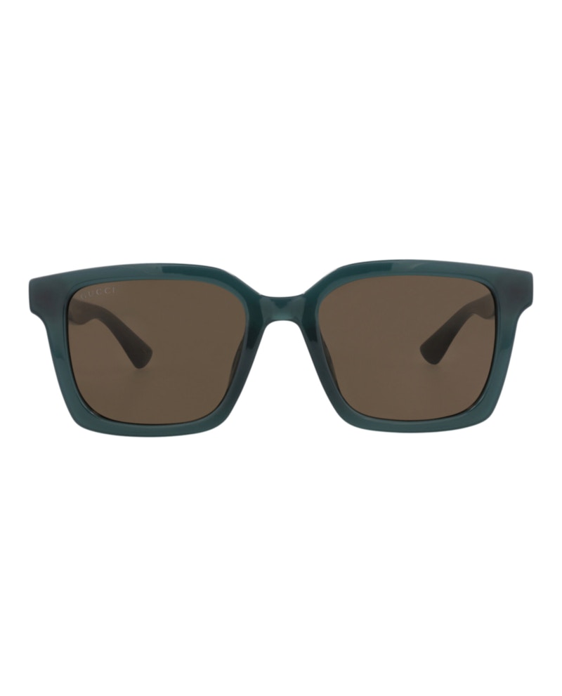 Gucci Square-Frame Injection Sunglasses Blue Blue Brown (GG1582SK-30014855-003)