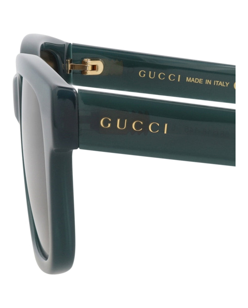 Gucci Square-Frame Injection Sunglasses Blue Blue Brown (GG1583S-30014853-003)