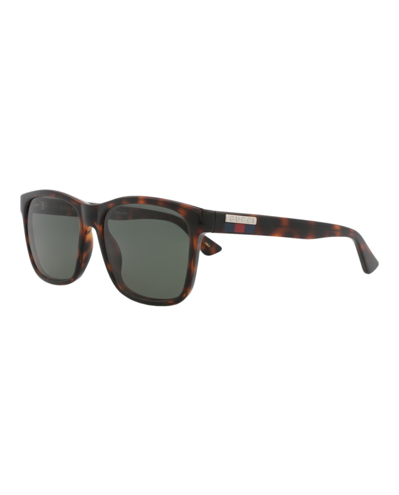 Gucci Square-Frame Injection Sunglasses Havana Havana Green (GG0746S-30008885-003)