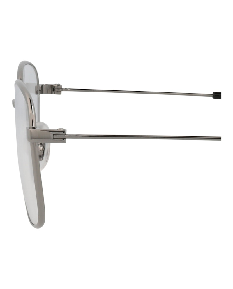Gucci Square-Frame Metal Optical Frames Ruthenium Ruthenium Transparent (GG0685OA-30008578-002)
