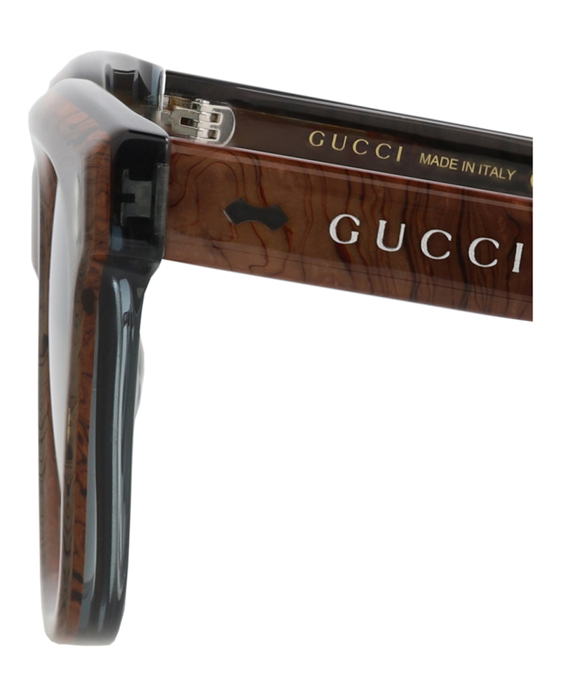 Gucci Square-Frame Recycled Acetate Sunglasses Blue Blue Green (GG1523S-30014802-003)