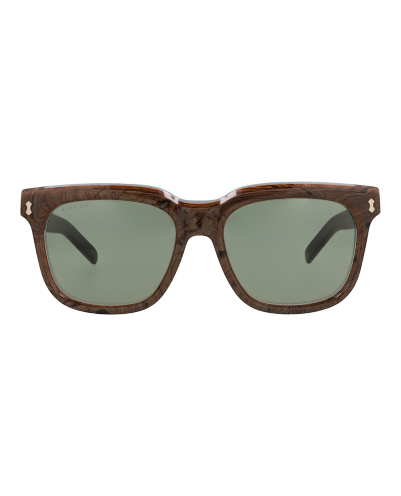 Gucci Square-Frame Recycled Acetate Sunglasses Blue Blue Green (GG1523S-30014802-003)