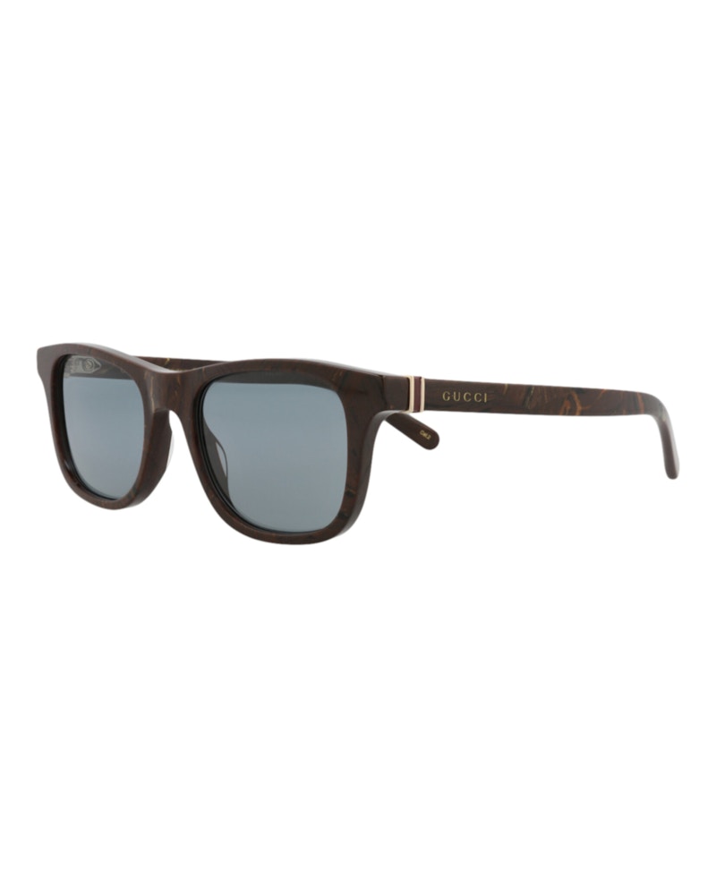 Gucci Square-Frame Recycled Acetate Sunglasses Brown Brown Grey (GG1671S-30015460-003)