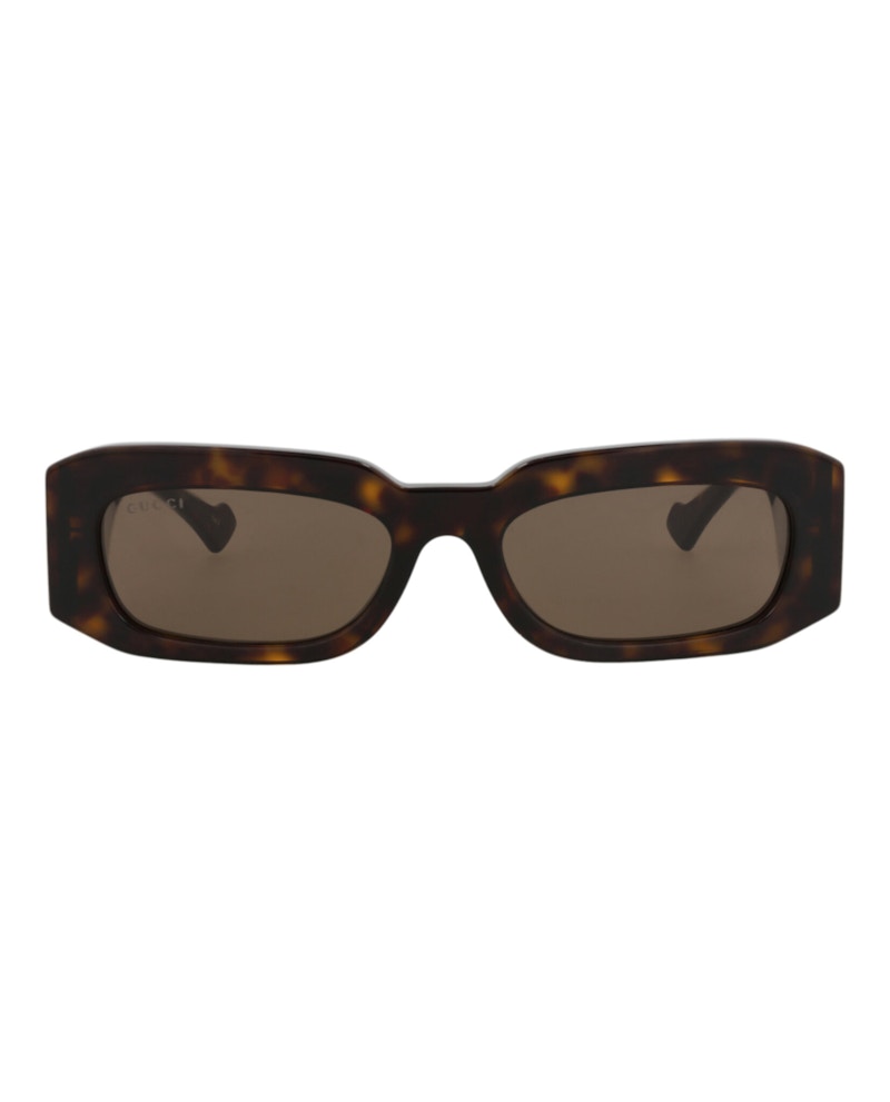 Gucci Square-Frame Recycled Acetate Sunglasses Havana Havana Brown (GG1426S-30014474-002)