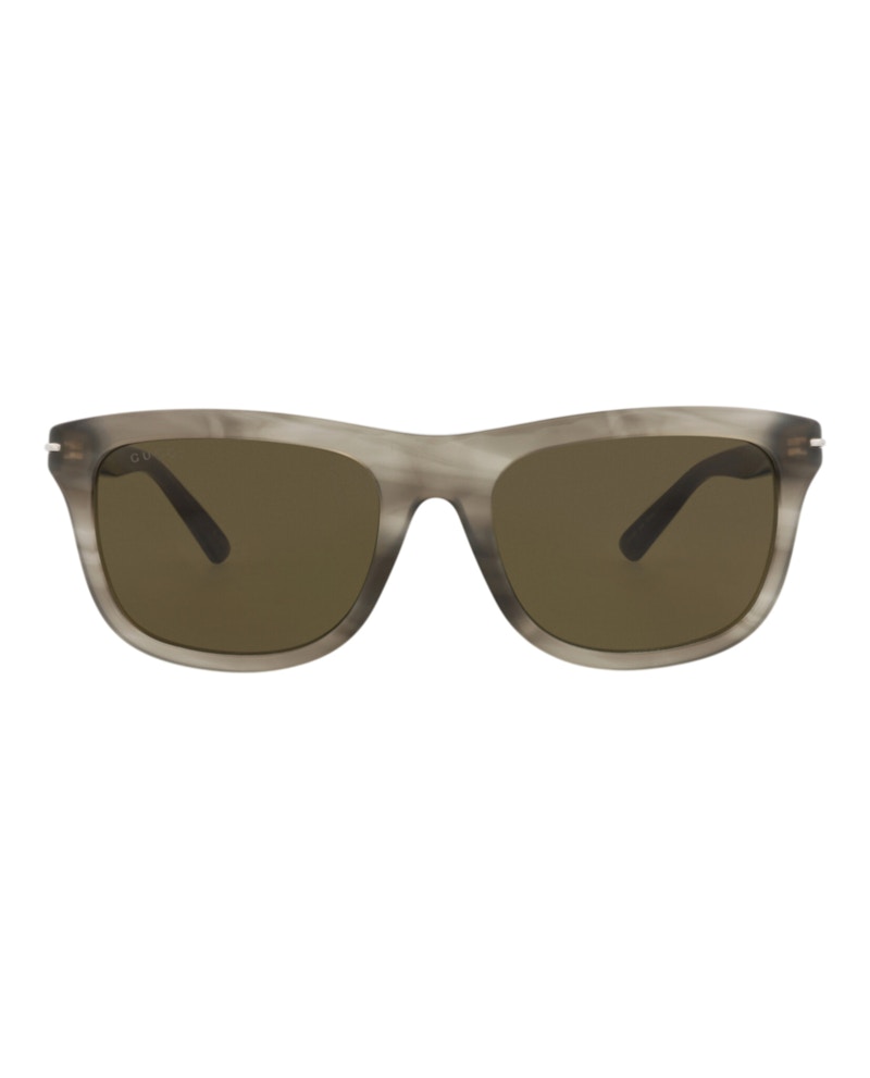 Gucci Square-Frame Recycled Acetate Sunglasses Havana Havana Brown (GG1444S-30014443-003)