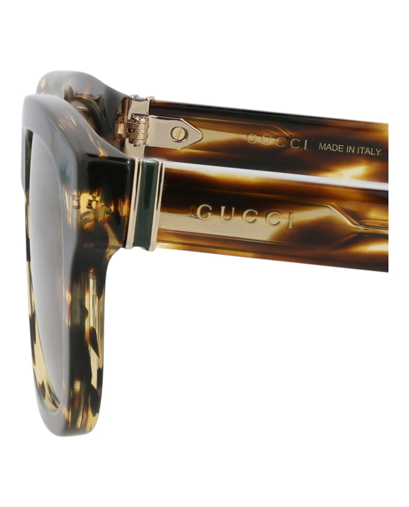 Gucci Square-Frame Recycled Acetate Sunglasses Havana Havana Brown (GG1509S-30014787-002)