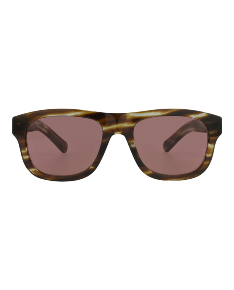Gucci Square-Frame Recycled Acetate Sunglasses Havana Havana Brown (GG1509S-30014787-003)