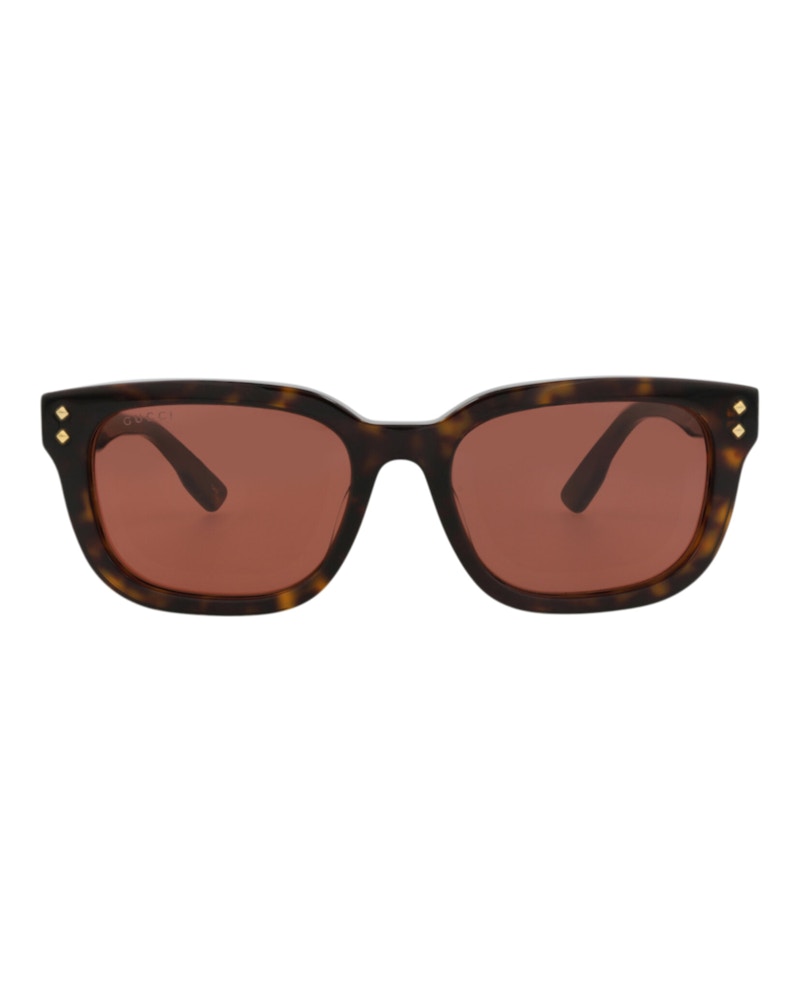 Gucci Square-Frame Recycled Acetate Sunglasses Havana Havana Brown (GG1605SK-30014877-002)
