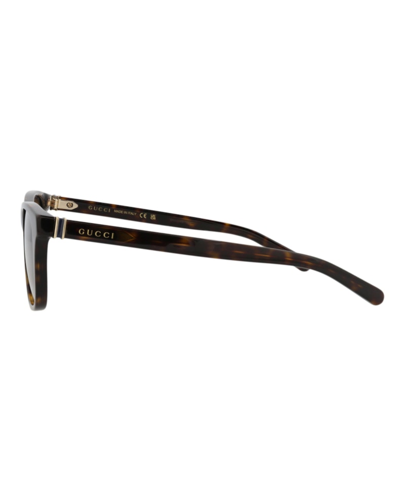 Gucci Square-Frame Recycled Acetate Sunglasses Havana Havana Brown (GG1671S-30015460-006)