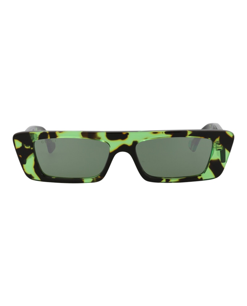 Gucci Square-Frame Recycled Acetate Sunglasses Havana Havana Green (GG1331S-30013890-008)