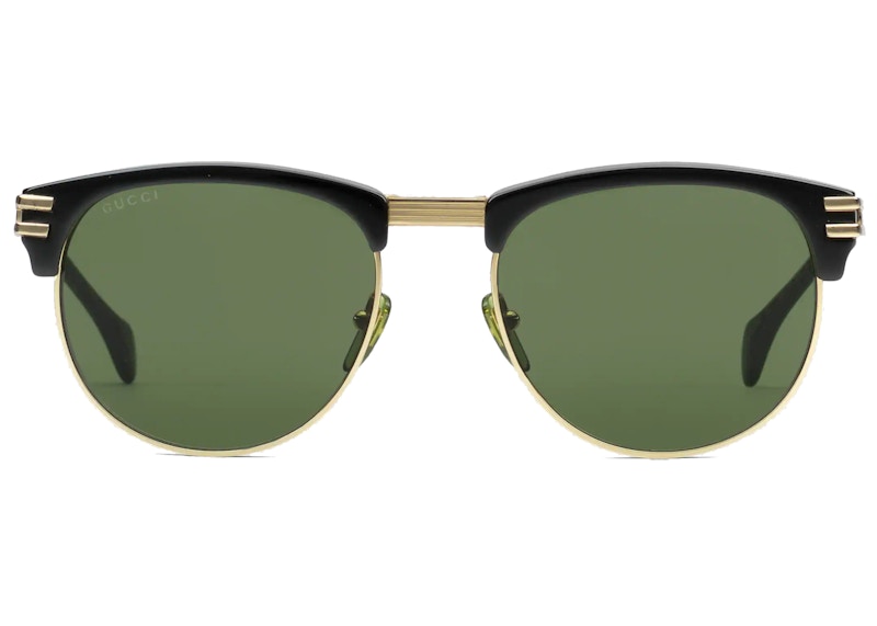 Gucci Square Frame Sunglasses Black/Gold (691364 J1692 1031)