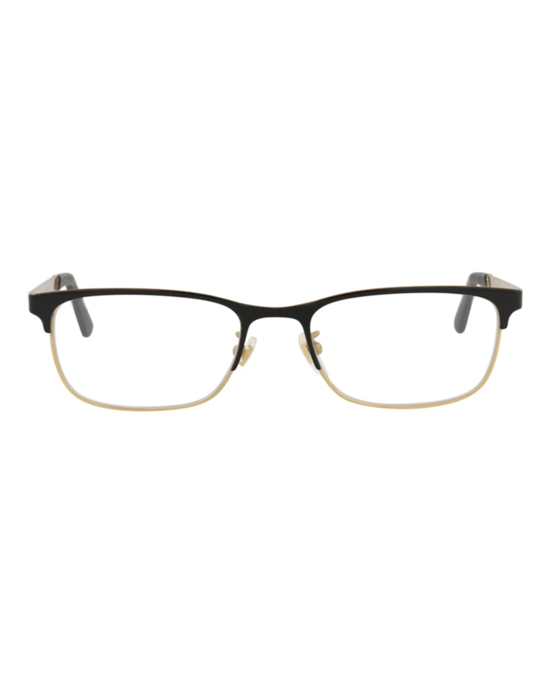 Gucci Square-Frame Titanium Optical Frames Black Black Transparent (GG0700OJ-30008639-001)