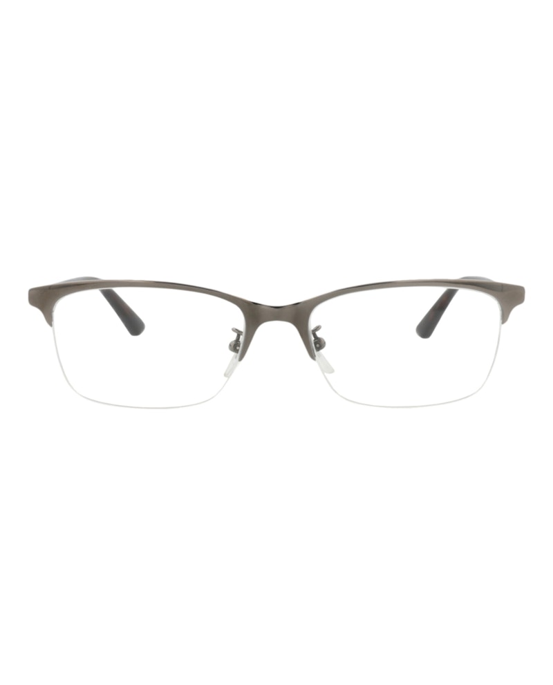 Gucci Square-Frame Titanium Optical Frames Ruthenium Havana Transparent (GG0132OJ-30001567-003)