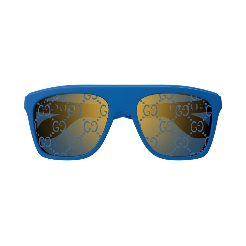 Gucci Square Logo Frame Sunglasses Blue (GG1570S-004)