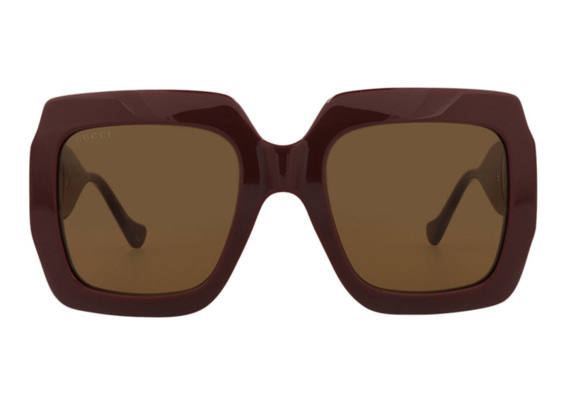 Gucci Square Rectangle Sunglasses Brown (GG1022S-30011773-007)