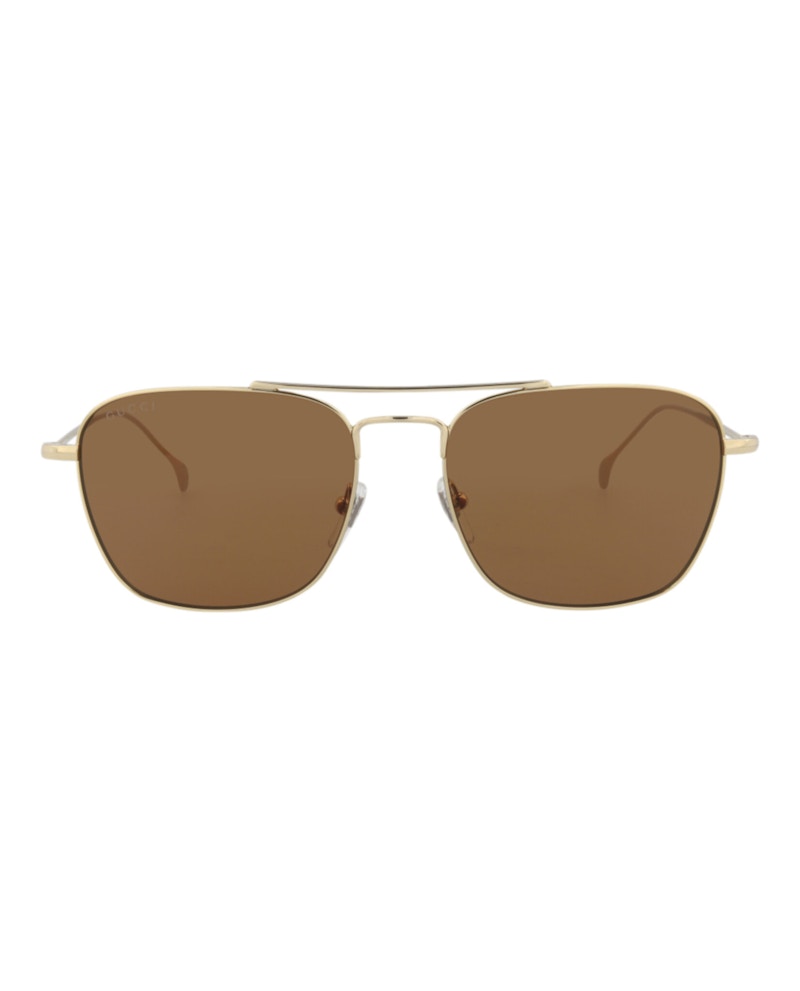 Gucci Square Rectangle Sunglasses Gold/Gold/Brown (GG1183S-30013463-006)